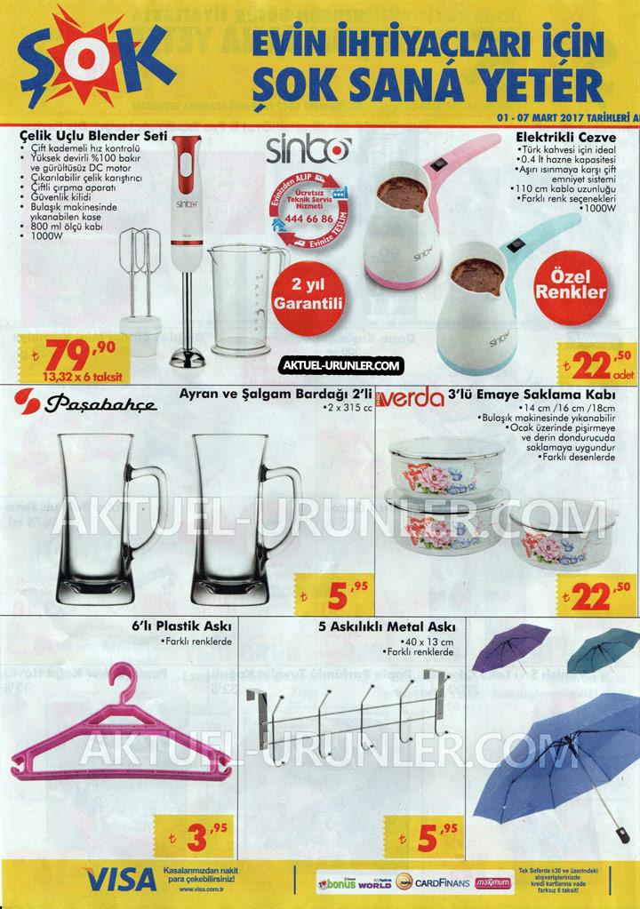 ŞOK 1 Mart Aktüel Ürün İndirimleri – Sayfa 2