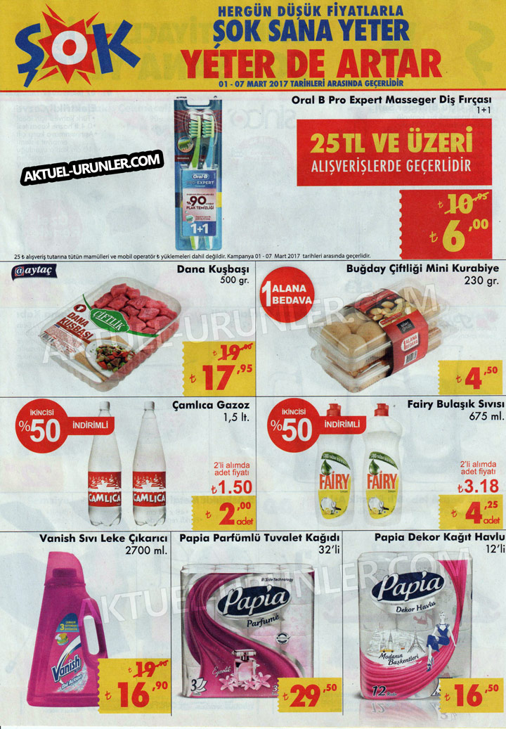 ŞOK 1 Mart Aktüel Kataloğu – Sayfa 1