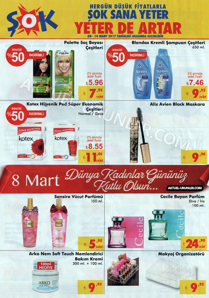 ŞOK 8 Mart Dünya Kadınlar Günü – Özel İndirimler