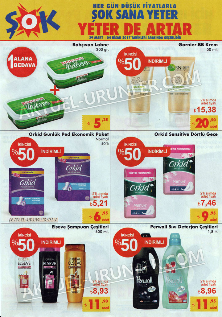 ŞOK Aktüel 29 Mart Kataloğu – Kampanyalı Ürünler