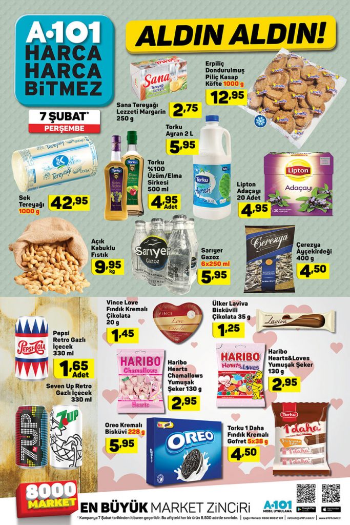 A101 7 Şubat Gıda İndirimleri Fırst Sayfası
