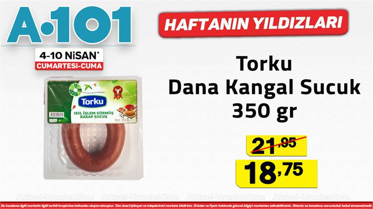 A101 4 Nisan 2020
