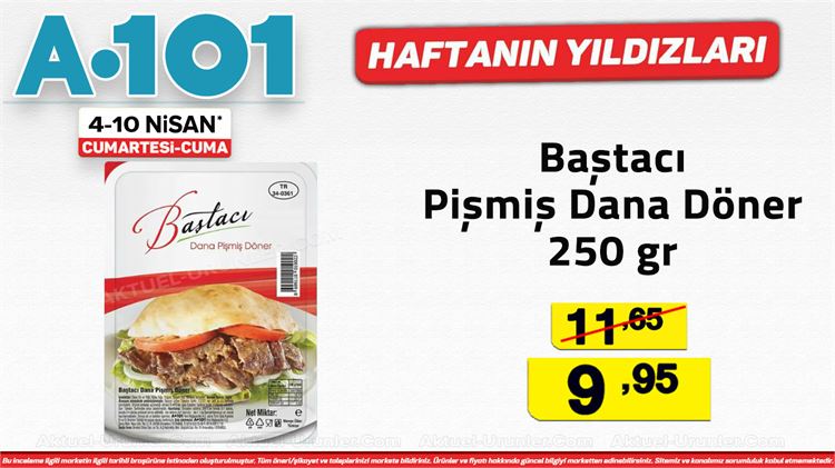 A101 4 Nisan 2020