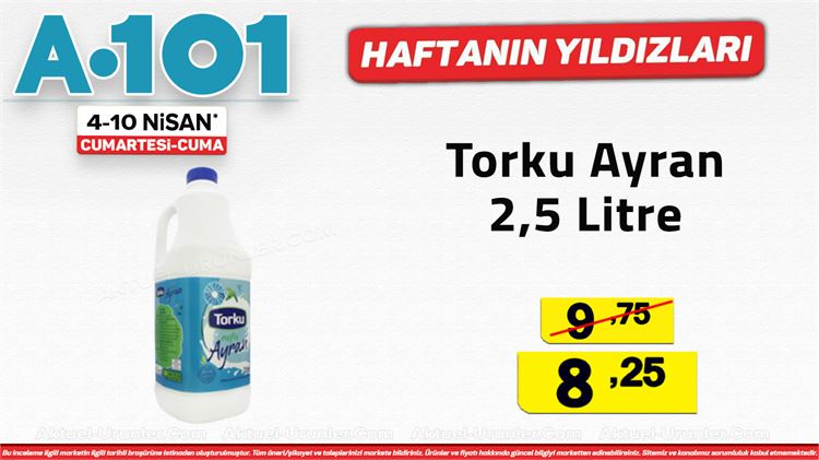A101 4 Nisan 2020
