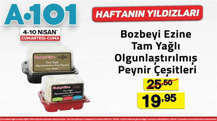 A101 4 Nisan 2020