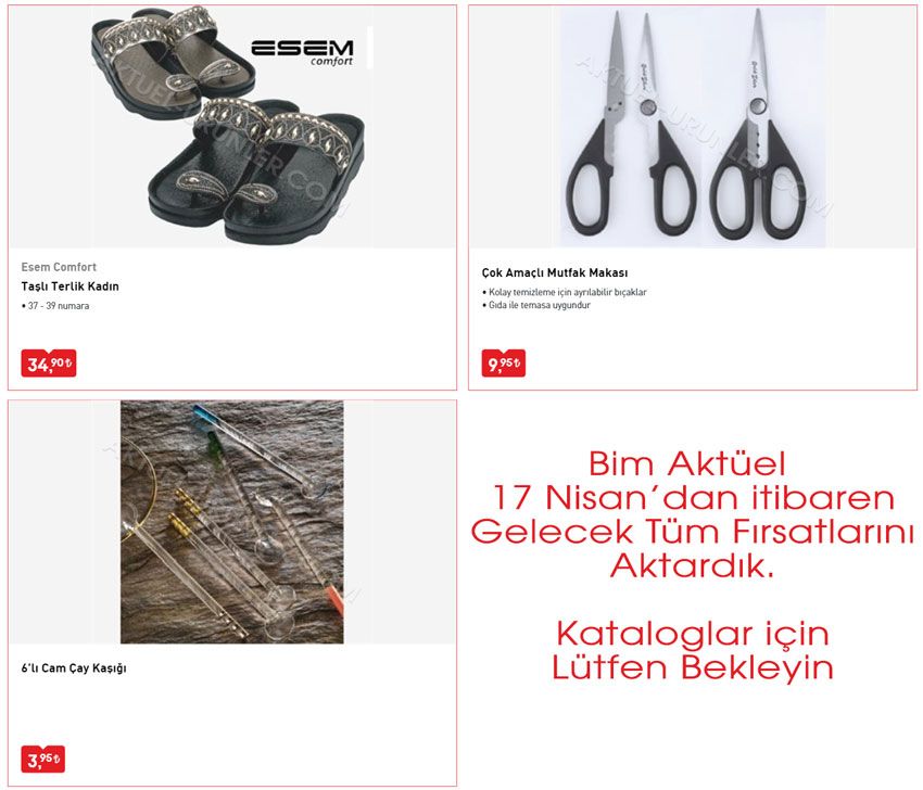 Bim 17 Nisan 2020 Aktüel Ürünler Kataloğu 7 - Tek Tek Ürünler