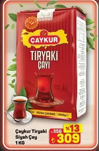 Çaykur Tiryaki Siyah Çay 1 KG