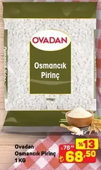 Ovadan Osmancık Pirinç 1 KG