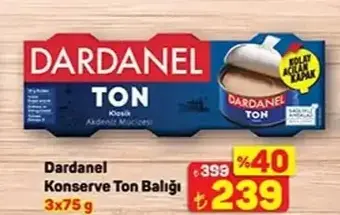Dardanel Ton Balığı 3x75 g