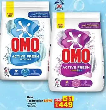 Omo Toz Deterjan 5,5 KG