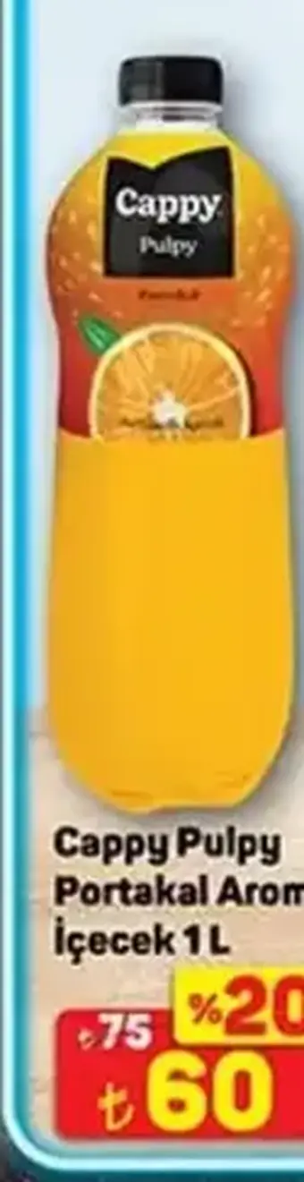 Cappy Pulpy Portakal Aromalı İçecek 1 L