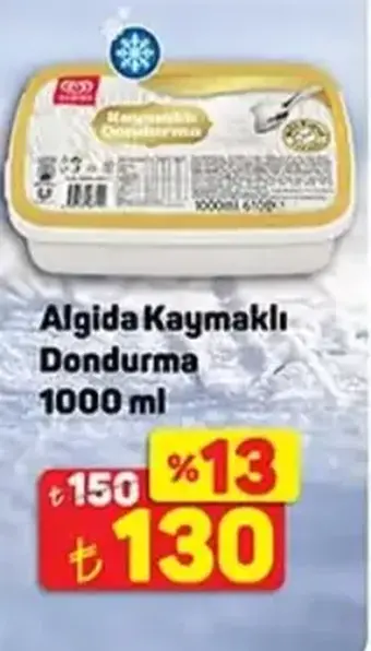 Algida Kaymaklı Dondurma 1000 ml