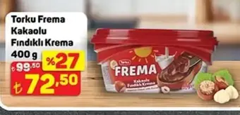 Torku Frema Kakaolu Fındıklı Krema 400 g