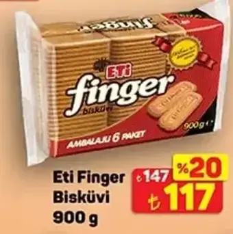 Eti Finger Bisküvi 900 g