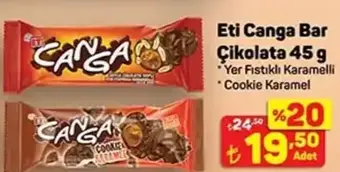 Eti Canga Bar Çikolata Çeşitleri 45 g