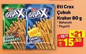 Eti Crax Çubuk Kraker Çeşitleri 80 g