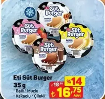 Eti Süt Burger Çeşitleri 35 g