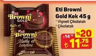 Eti Browni Gold Kek Çeşitleri 45 g