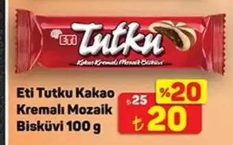 Eti Tutku Kakao Kremalı Mozaik Bisküvi 100 g