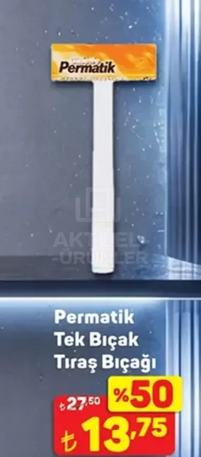 Permatik Tek Bıçak Tıraş Bıçağı
