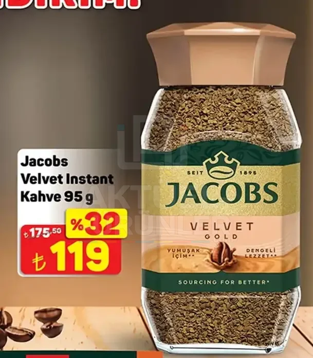Jacobs Velvet Instant Hazır Kahve 95 g