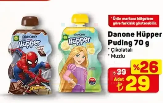 Danone Hüpper Puding Çeşitleri 70 g