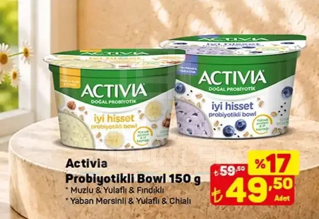 Activia Probiyotikli Bowl Çeşitleri 150 g