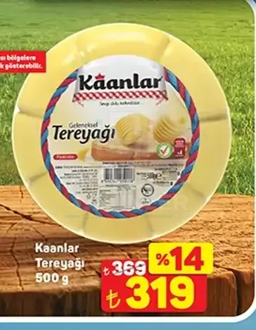 Kaanlar Tereyağı 500 g