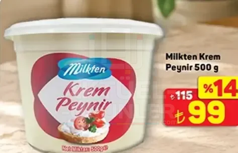 Milkten Krem Peynir 500 g