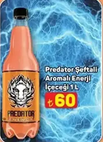 Predator Şeftali Aromalı Enerji İçeceği 1 L