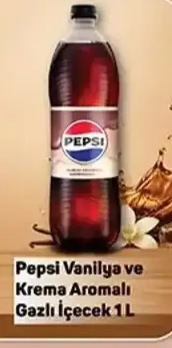 Pepsi Vanilya ve Krema Aromalı Gazlı İçecek 1 L