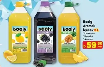 Booly Aromalı İçecek 3 L (Limonata / Karadut / Ananas)