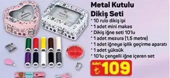 Metal Kutulu Dikiş Seti