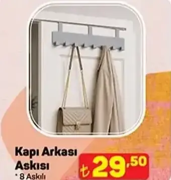 Kapı Arkası Askısı 8 Askılı