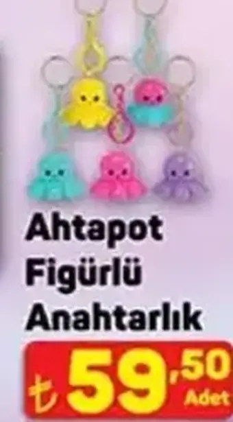 Ahtapot Figürlü Anahtarlık
