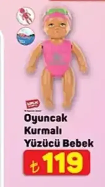 Oyuncak Kurmalı Yüzücü Bebek