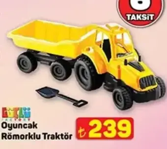 Oyuncak Römorklu Traktör