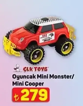 Oyuncak Mini Monster / Mini Cooper Araç