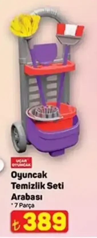 Oyuncak Temizlik Seti Arabası