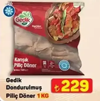Gedik Dondurulmuş Piliç Döner 1 KG