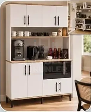 Garaj Home Elmas Çok Amaçlı Raflı Kahve Köşesi