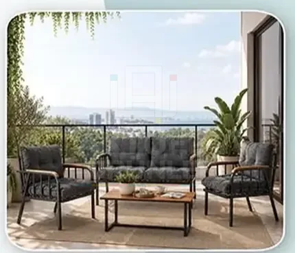 Garaj Home Zümrüt Bahçe / Balkon Oturma Takımı