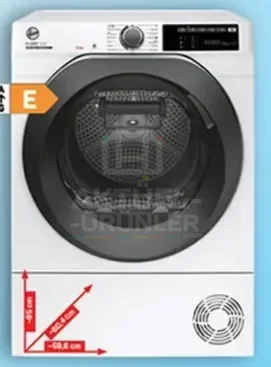 Hoover NDEH9A2TCBEXS-17 Isı Pompalı Çamaşır Kurutma Makinesi