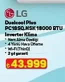LG Dualcool Plus PC18SQ.NSK 18000 BTU Inverter Klima