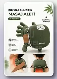 Walke B-02 Parmakla Yoğuran Isıtmalı Omuz ve Boyun Masaj Aleti