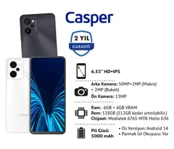 Via M45 Cep Telefonu 6GB/128GB