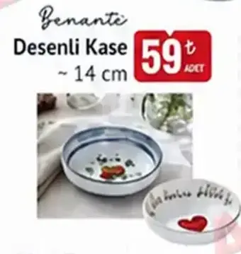 Benante Desenli Kase 14 cm