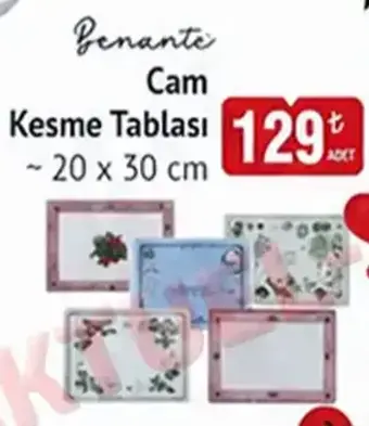 Benante Cam Kesme Tablası 20x30 cm