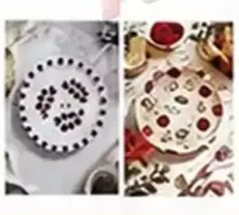 Desenli Metal Tepsi 27 cm