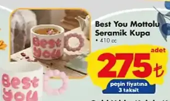Best You Mottolu Seramik Kupa 410 cc